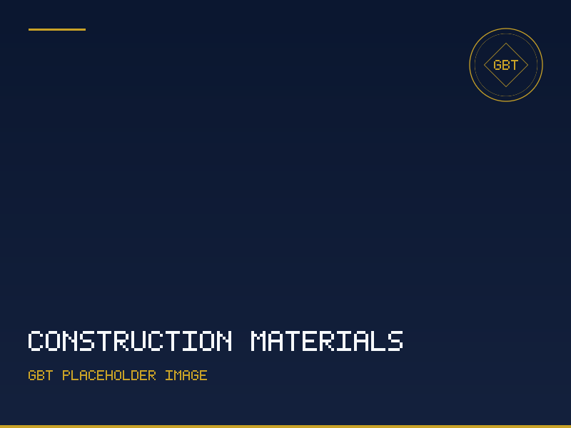 Cement, tiles, and stone staged for freight